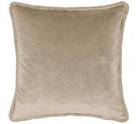 Paoletti Freya Velvet Cushion Taupe