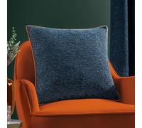 Paoletti Galaxy Chenille Piped Feather Rich Filled Cushion