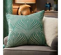 Paoletti Gatsby Jacquard Piped Feather Filled Cushion
