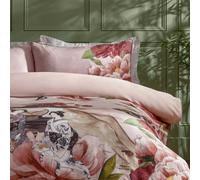 Paoletti Geisha 100% Cotton Pillowcase Pair, Blush, 50 X 75Cm
