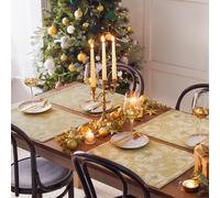 Paoletti Gold Stag Digitally Printed Set of 4 Placemats