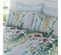 Paoletti Hanging Gardens 200 Thread Count Cotton Sateen Cord Piped Pillowcase Pair