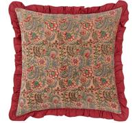 Paoletti Haven Floral Cotton Velvet Feather Rich Cushion