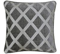 Paoletti Hermes Chenille Piped Feather Filled Cushion