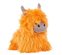 Highland Cow Faux Fur Novelty Door Stop Paoletti Orange One Size