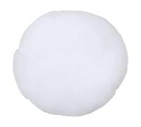 Riva Paoletti Hollowfibre Cushion Pad Insert Inner- Round Circle Shape - 100% Polyester Filling - Double Stitched Edges - 50 x 50 x 12cm (20" x 20" x 5" inches) - Designed in the UK