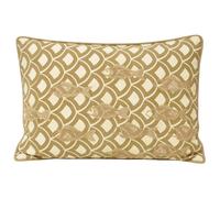 Paoletti Ionia Fish Polyester Filled Cushion, Beige, 35 x 50cm