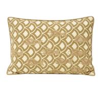 Paoletti Ionia Fish Polyester Filled Cushion, Beige, 35 x 50cm