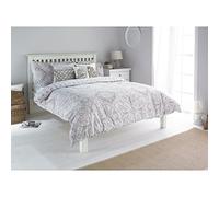 Paoletti Ionia Paisley Print 180 Thread Count Duvet Cover Set, Driftwood, Double