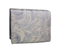 Paoletti Jacquard Marble Duvet Cover Set - Oyster - Double - Oyster - 100% Mixed