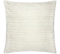 Paoletti Jupiter Chenille Jacquard Cushion Cover - Ivory/Gold - Ivory/Gold - 50cm x 50cm