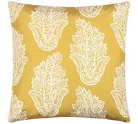 Paoletti Kalindi Paisley Outdoor Cushion Cover, Saffron, 43 x 43cm