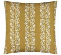 Paoletti Kalindi Stripe Outdoor Cushion Cover - Saffron - 55cm x 55cm - Saffron - 100% Polyester