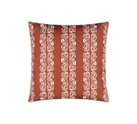 Paoletti Kalindi Stripe Water & Uv Resistant Reversible Outdoor Cushion In Dark Red Dark Red 55cm x 55cm