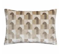 Paoletti Keela Cut Velvet Geometric Polyester Filled Cushion