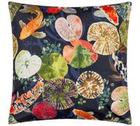 Paoletti Koi Pond Outdoor Cushion Cover, Blue, 43 x 43 cm
