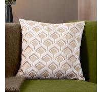 Paoletti Ledbury Velvet Jacquard Polyester Filled Cushion