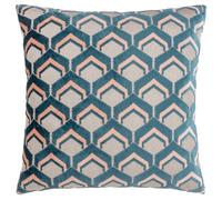 Paoletti Ledbury Velvet Jacquard Feather Filled Cushion