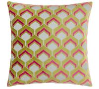 Paoletti Ledbury Velvet Jacquard Feather Rich Cushion