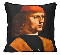 Paoletti Leonardo Musician Feather Filled Cushion