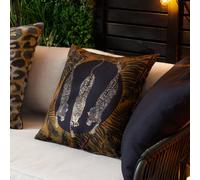 Riva Paoletti Cushion Leopardis Trio - Printed Outdoor Polyester Filled - Black/Gold 50x50 cm
