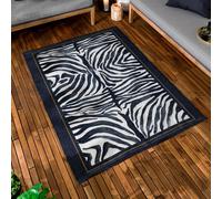Paoletti Leopardis Zebra Printed Indoor/outdoor Rug