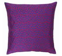 Paoletti Louvre Polyester Cushion, Red, 45 x 45cm