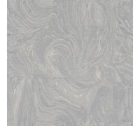 Paoletti Luxe Marble Grey Embossed Metallic Vinyl Wallpaper Sample