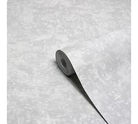 Riva Paoletti Vinyl Wallpaper - Luxe Symphony Abstract - Metallic Embossed - Silver