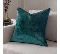 Paoletti Luxe Velvet Piped Cushion in Jade | Size: 55 cm x 55 cm Paoletti Jade 55 cm x 55 cm