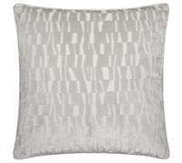Paoletti Manhattan Velvet Feather Filled Cushion , 50Cm X 50Cm, Silver