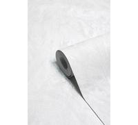 Paoletti Luxe Marble Pearl White Embossed Vinyl Wallpaper 10m x 53cm, White