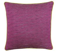 Paoletti Marylebone Jacquard Cushion In Magenta Magenta