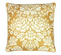 Paoletti Melrose Feather Filled Cushion, Polyester, Honey, 50 x 50cm