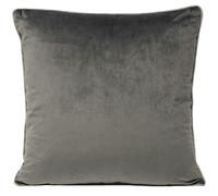 Paoletti Meridian Cushion Cover - Charcoal/Dove Grey - 55x55cm - Charcoal/Dove Grey - 100% Polyester