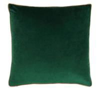Paoletti Meridian Cushion Cover - Emerald Green/Blush - 55x55cm - Emerald Green/Blush - 100% Polyester