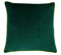 Paoletti Meridian Cushion Cover - Emerald Green/Moss - 55x55cm - Emerald Green/Moss - 100% Polyester