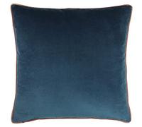 Paoletti Meridian Cushion Cover, Petrol/Blush, 55 x 55cm