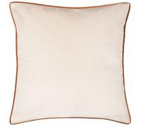 Paoletti Meridian Velvet Piped Feather Filled Cushion