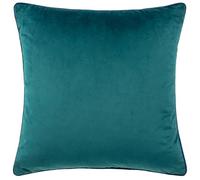 Paoletti Meridian Velvet Piped Feather Filled Cushion