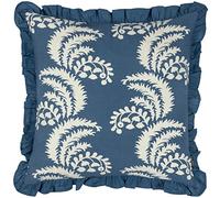Paoletti Montrose Feather Filled Cushion, French Blue, 50 x 50cm