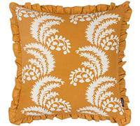 Paoletti Montrose Feather Filled Cushion,Ochre,50 x 50cm