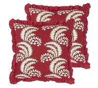 Paoletti Montrose Feather Filled Cushions Twin Pack