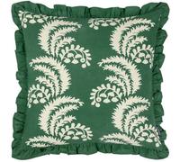Paoletti Montrose Floral Cotton Fringed Cushion Cover