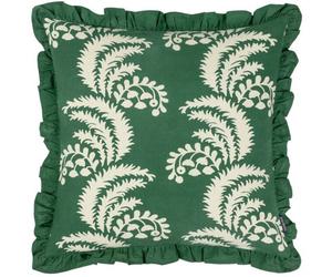 Paoletti Montrose Floral Pleated Polyester Filled Cushion