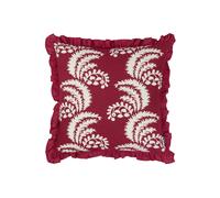 Paoletti Montrose Polyester Filled Cushion Redcurrent, Red