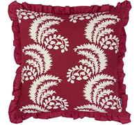 Paoletti Montrose Polyester Filled Cushion Redcurrent, Red