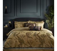 Paoletti Moondusk Exotic Animal Jacquard Duvet Cover Set, Single, Gold