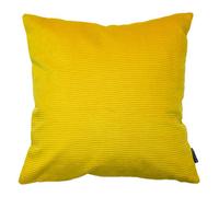 Riva Paoletti Munich Cushion Cover Corduroy-Soft Ribbed Effect-87 13% Polyamide-Dry Clean only-45 x 45cm inches), Polyester, Ceylon Yellow, 45cm x 45cm (18" x 18"), Cylon