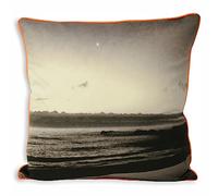 Paoletti Neon Coast Feather Cushion